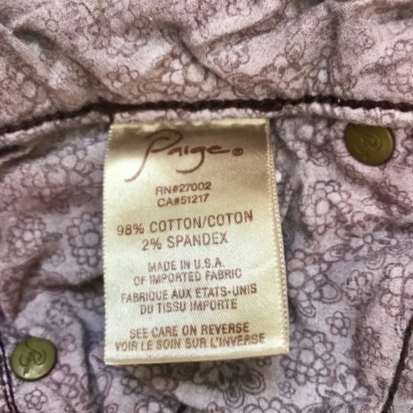 Paige Skyline Ankle Peg Soft Corduroy Jeans - Picture 4 of 5